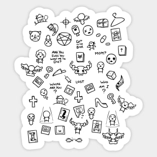 A Voice from Above Sticker